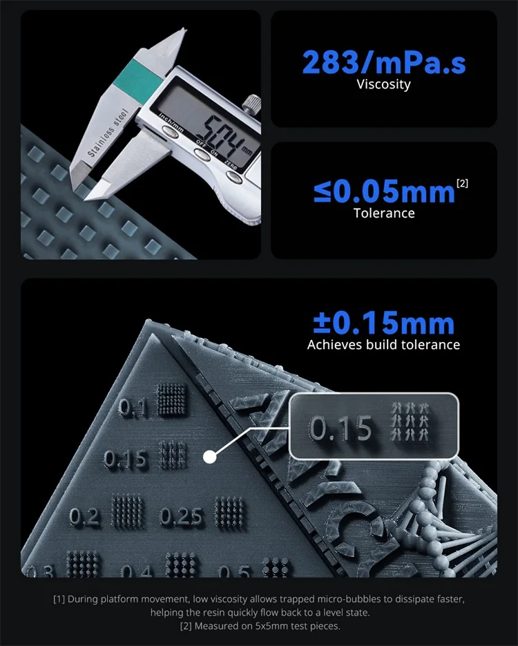 NEW Anycubic 2.0 Resin 3D Printer Photopolymer ABS-Like Resin Higher Toughness & Resilience Fast Curing High Precision Resin