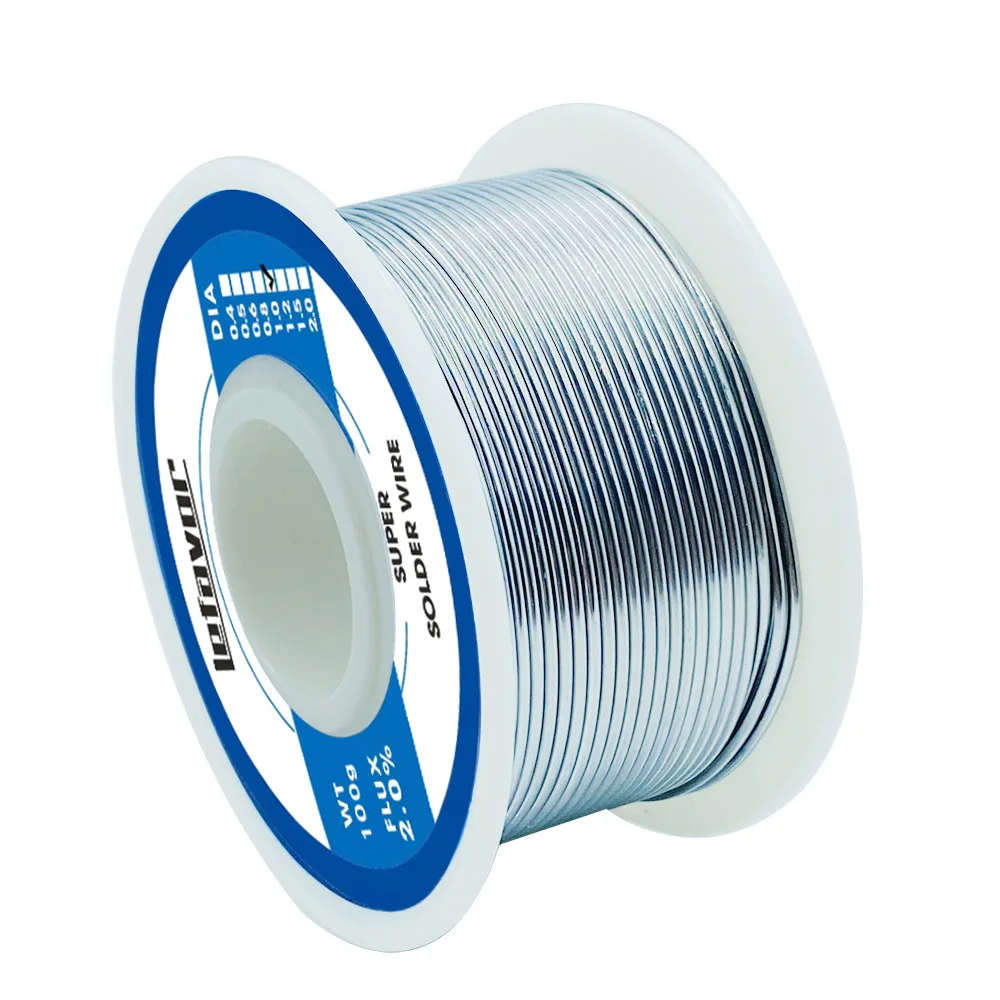High Purity Solder Wire Fusible Tin Easy Melt 50g/100g Rosin Core Tin Dia 0.8MM CPU Wire Circuit Repair Welding tool Accessorie