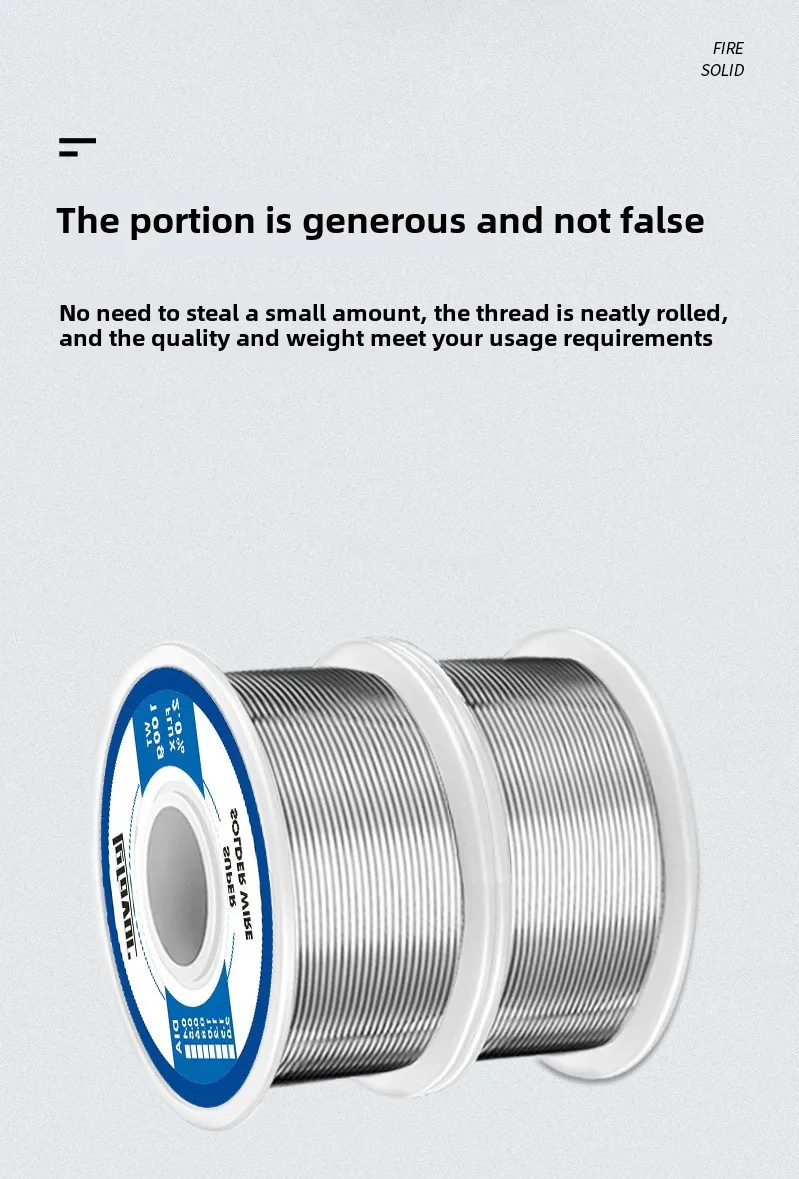 High Purity Solder Wire Fusible Tin Easy Melt 50g/100g Rosin Core Tin Dia 0.8MM CPU Wire Circuit Repair Welding tool Accessorie