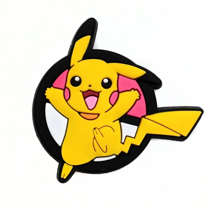 20/27pcs Pokemon Shoe Charms for Clogs Sandals, Cartoon Pikachu Anime Shoe Decoration Accessories, Creative Gifts for Friends