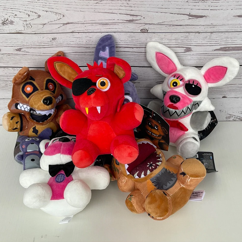Five Night At Freddy Fnaf Cute Plush Toys Game Doll Bonnie Bear Foxy Cartoon Stuffed Dolls Freddy Toy Gifts