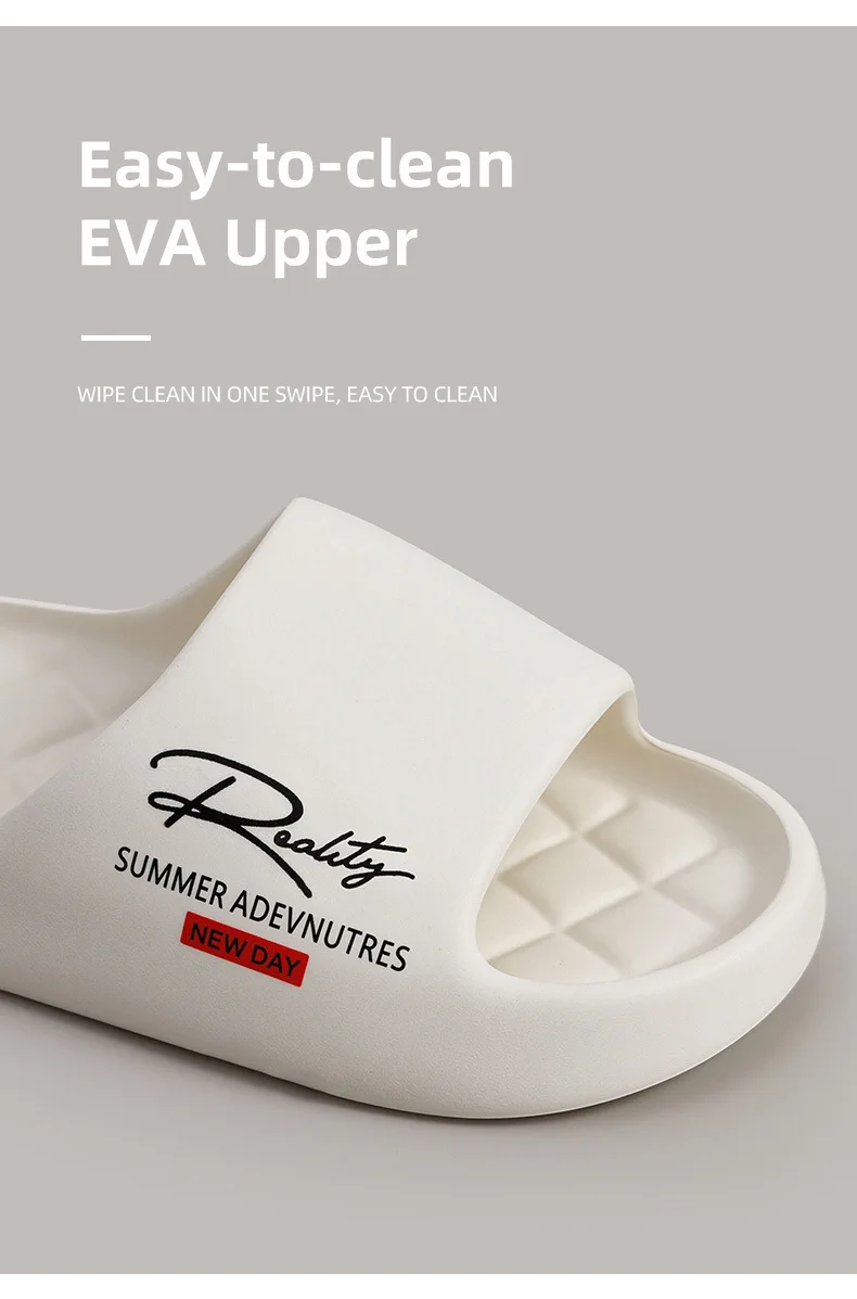 Soft EVA Indoor Bathroom Slippers For Women Men Summer House Shoes Anti-Slip Odor-Resistant Couples Home Shower Beach Slides