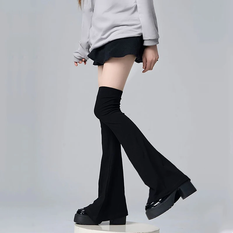 1 Pairs Leg Warmers Y2K Harajuku Punk Knee Socks Japanese Style Spicy Femboys Over The Knee Horn Shapeds Cuffs Sexy Accessories