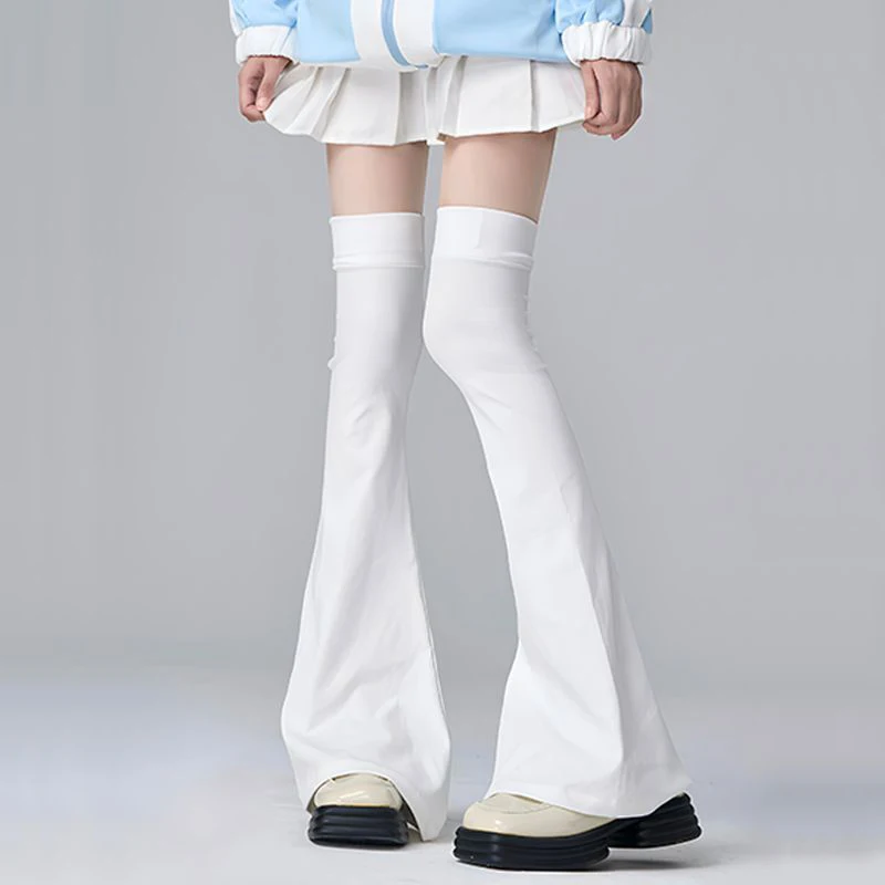1 Pairs Leg Warmers Y2K Harajuku Punk Knee Socks Japanese Style Spicy Femboys Over The Knee Horn Shapeds Cuffs Sexy Accessories