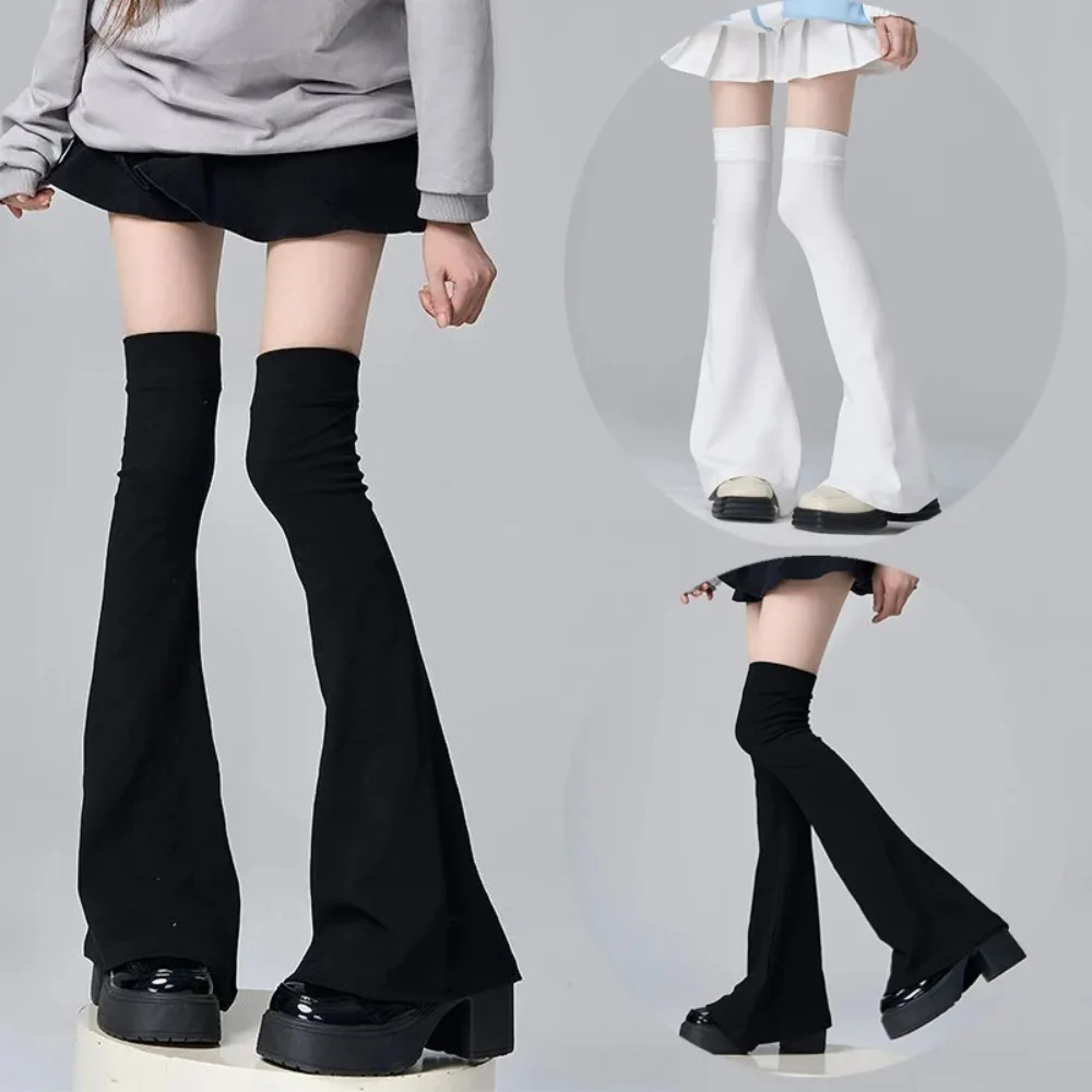 1 Pairs Leg Warmers Y2K Harajuku Punk Knee Socks Japanese Style Spicy Femboys Over The Knee Horn Shapeds Cuffs Sexy Accessories