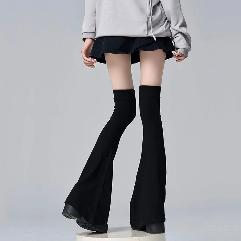 1 Pairs Leg Warmers Y2K Harajuku Punk Knee Socks Japanese Style Spicy Femboys Over The Knee Horn Shapeds Cuffs Sexy Accessories