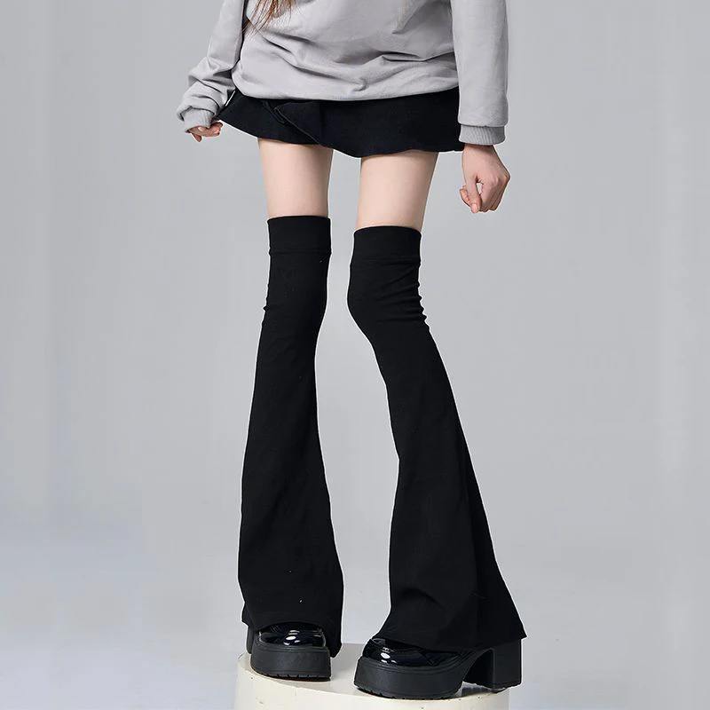 1 Pairs Leg Warmers Y2K Harajuku Punk Knee Socks Japanese Style Spicy Femboys Over The Knee Horn Shapeds Cuffs Sexy Accessories