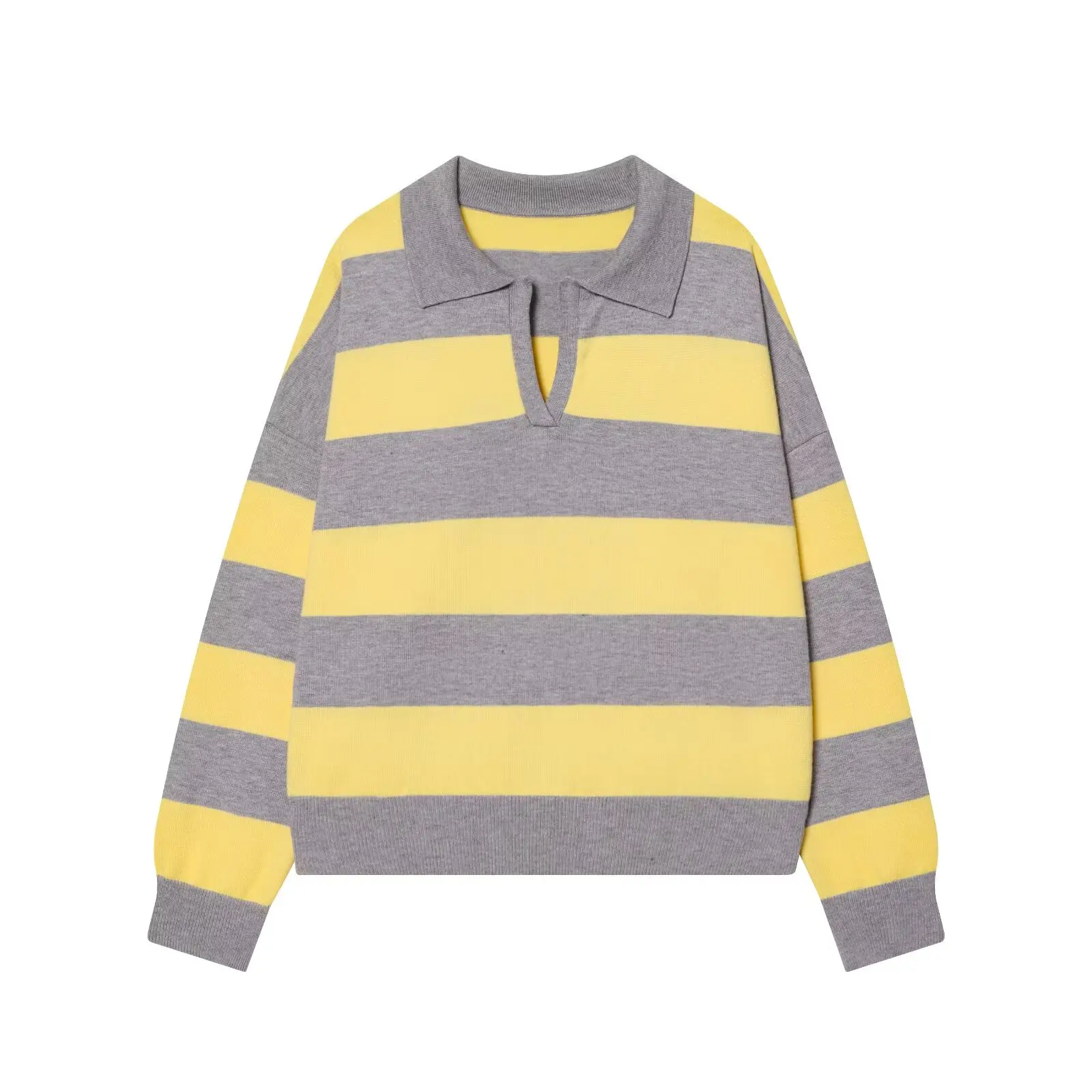 Autumn Women's New Sweater Blouse 2026 Fashion Striped Knit Pullover Chic Young Women Travel Joker Autumn Street Knit Sweaters