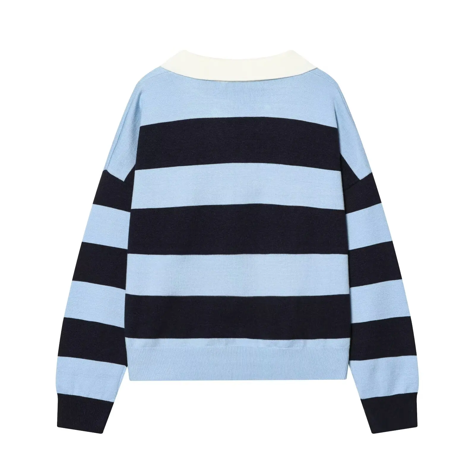 Autumn Women's New Sweater Blouse 2026 Fashion Striped Knit Pullover Chic Young Women Travel Joker Autumn Street Knit Sweaters