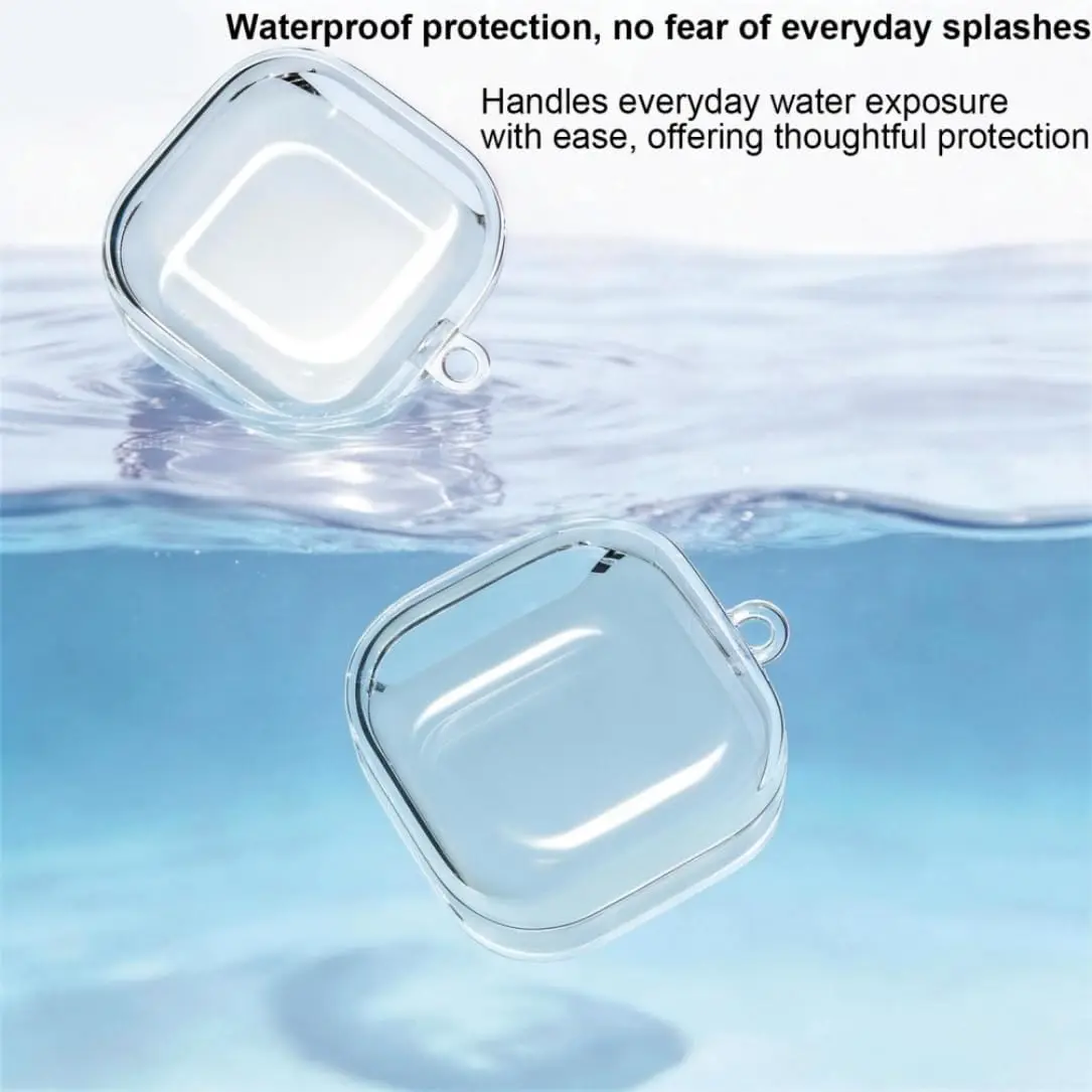 for Samsung Galaxy Buds 4Pro Case Soft Transparent TPU Case for Samsung Galaxy Buds 4 Case Accessories with Keychain&Cleaner Pen