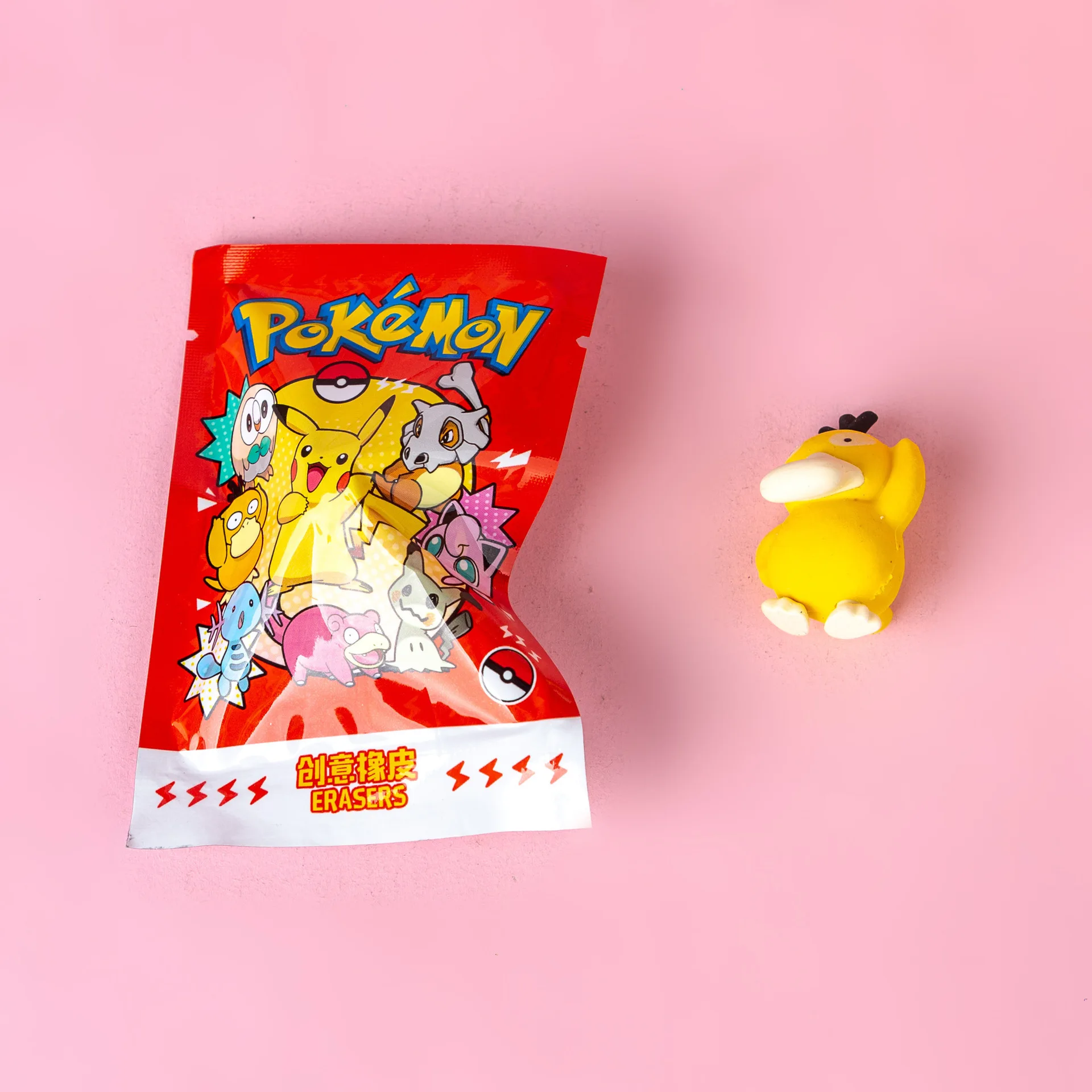 32Pcs Mystery Eraser Blind Bags Surprise Collectible Erasers Cute Cartoon Stationery for Student Prizes Toy