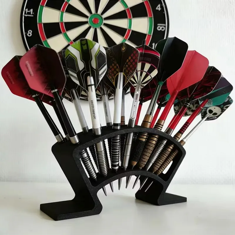 27 Slots Large Capacity Dart Stand Organizer 3D Printed Display Rack for Home Bar Themed Room Decoration Dart Enthusiasts Gift