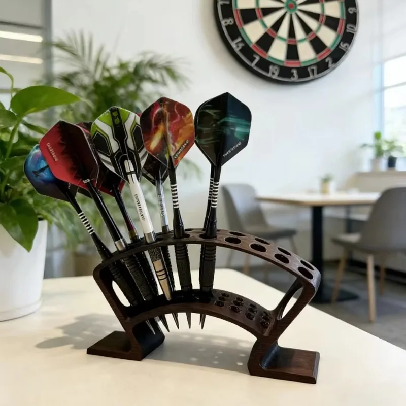 27 Slots Large Capacity Dart Stand Organizer 3D Printed Display Rack for Home Bar Themed Room Decoration Dart Enthusiasts Gift