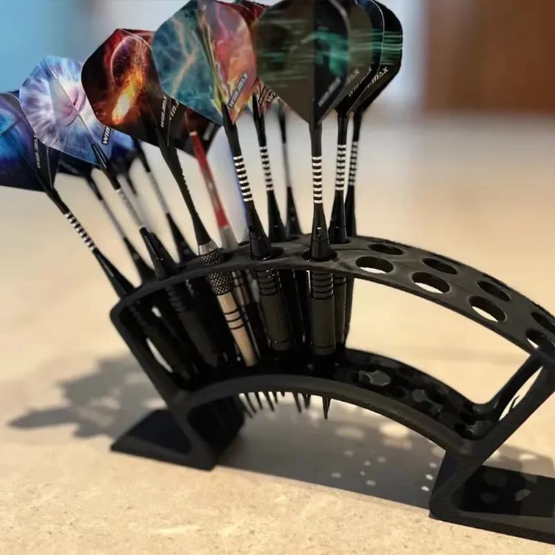 27 Slots Large Capacity Dart Stand Organizer 3D Printed Display Rack for Home Bar Themed Room Decoration Dart Enthusiasts Gift