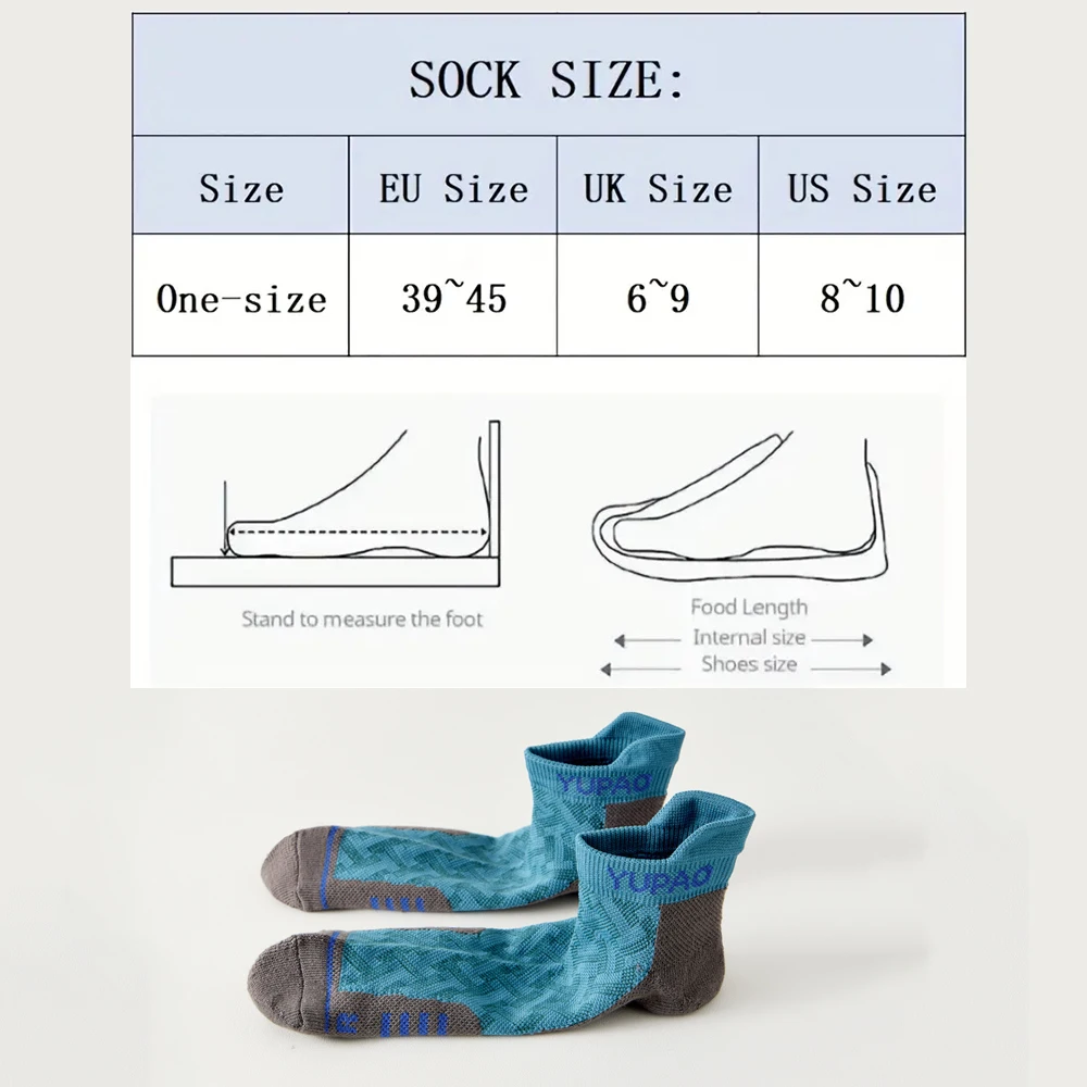 1/3 Pairs New Men's Professional Sports Short Socks Thick Towel Quick Dry Wicks Men's Fitness Running Ankle Socks For Man Gift