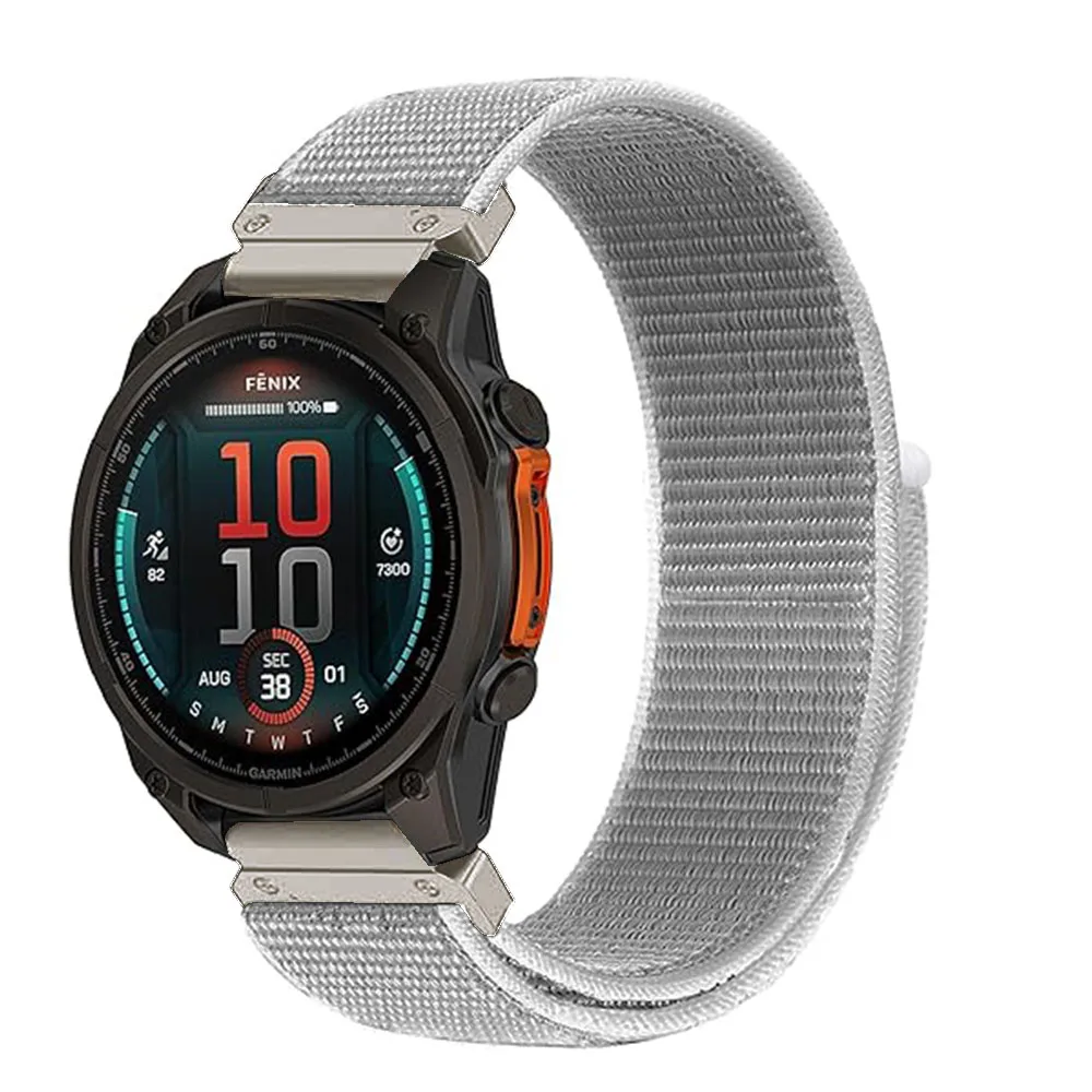 QuickFit 26mm 22mm Sports Nylon Strap For Garmin Fenix 9 8 E 7 7X 6 6X Pro Tactix 8/Quatix8/Epix Pro Gen 2/Enduro 3 2 Watchbands