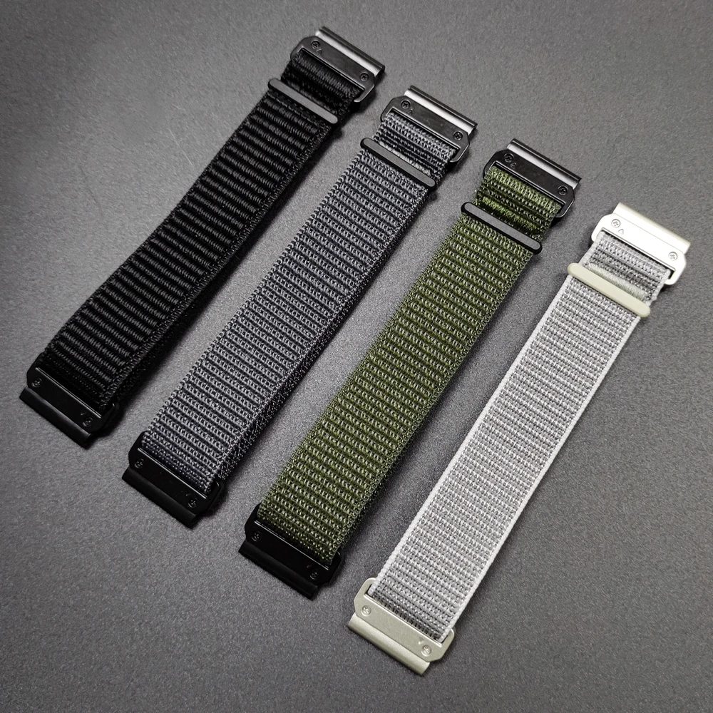 QuickFit 26mm 22mm Sports Nylon Strap For Garmin Fenix 9 8 E 7 7X 6 6X Pro Tactix 8/Quatix8/Epix Pro Gen 2/Enduro 3 2 Watchbands