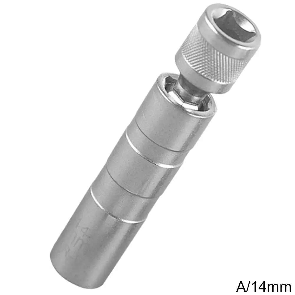 14mm 16mm Spark Plug Socket Wrench Adapter Auto Car Repair Nozzle Spark Plug Disassembly Repair Tool Accessories