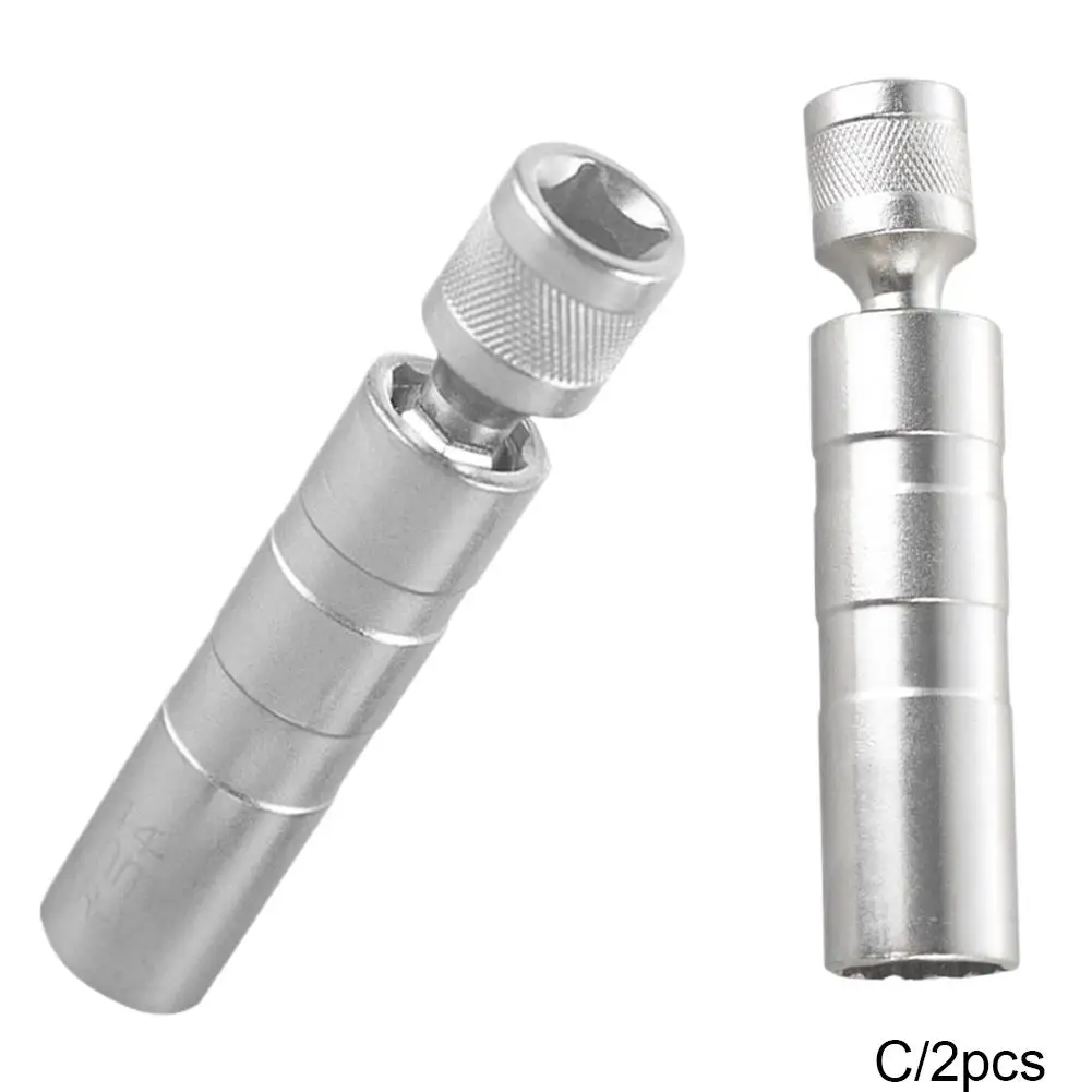 14mm 16mm Spark Plug Socket Wrench Adapter Auto Car Repair Nozzle Spark Plug Disassembly Repair Tool Accessories