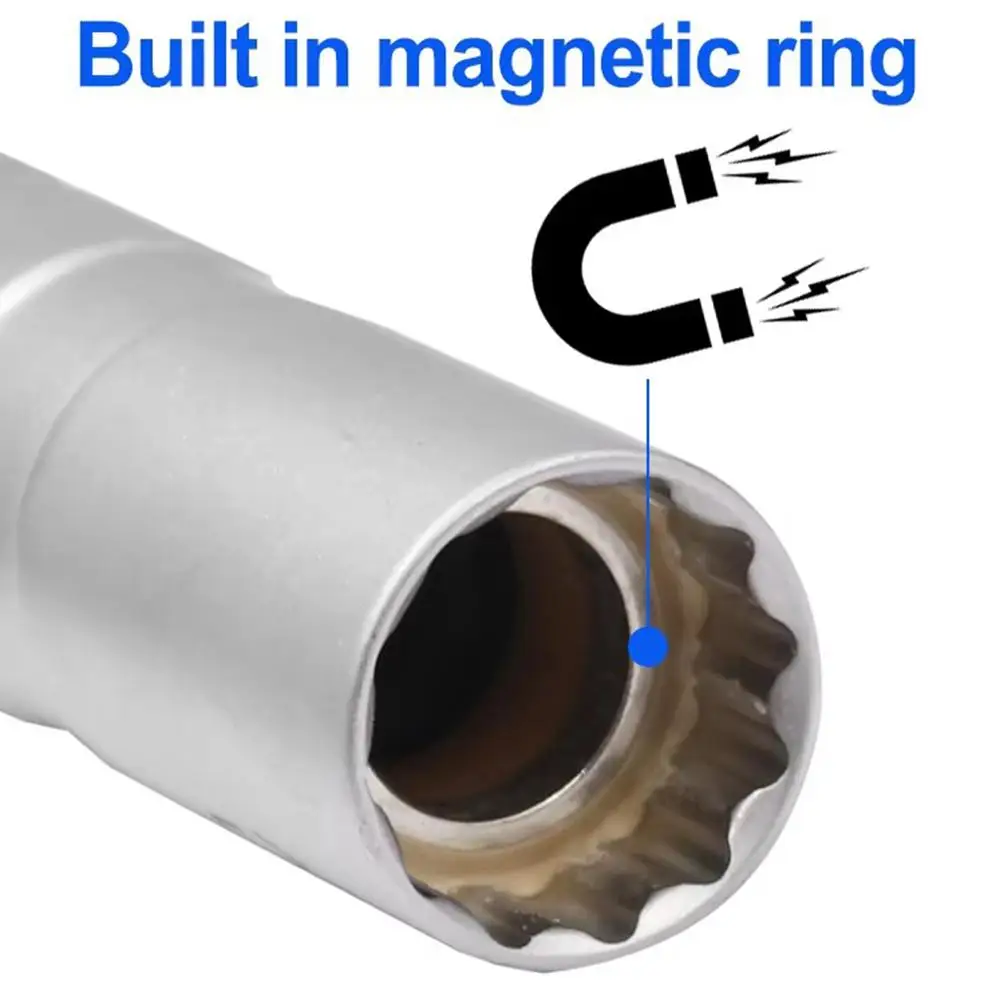 14mm 16mm Spark Plug Socket Wrench Adapter Auto Car Repair Nozzle Spark Plug Disassembly Repair Tool Accessories