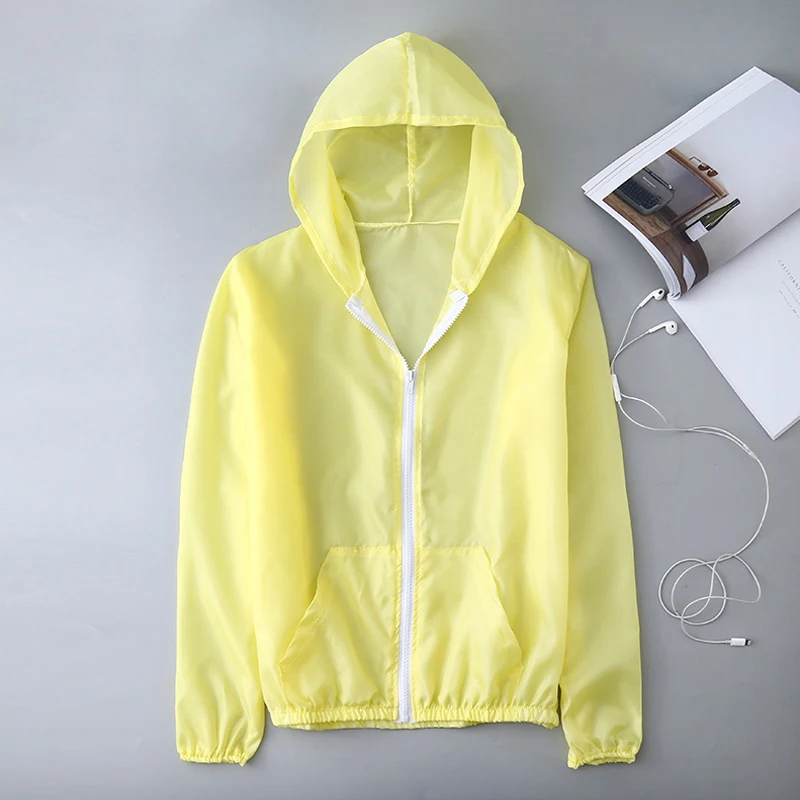 Jacket Women Summer Sun Protection Coat Anti-UV Quick Dry Sports Windbreaker Cycling Run Sunscreen Shirt