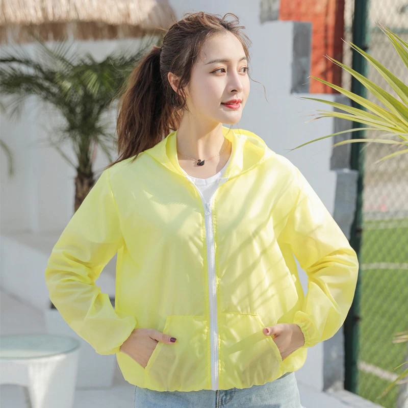 Jacket Women Summer Sun Protection Coat Anti-UV Quick Dry Sports Windbreaker Cycling Run Sunscreen Shirt