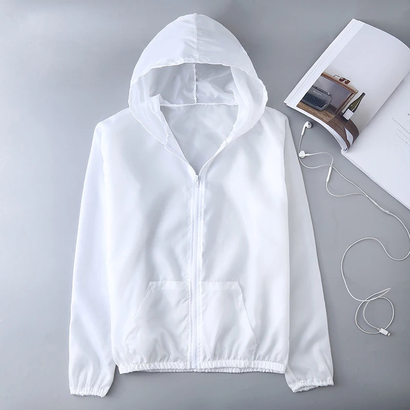 Jacket Women Summer Sun Protection Coat Anti-UV Quick Dry Sports Windbreaker Cycling Run Sunscreen Shirt