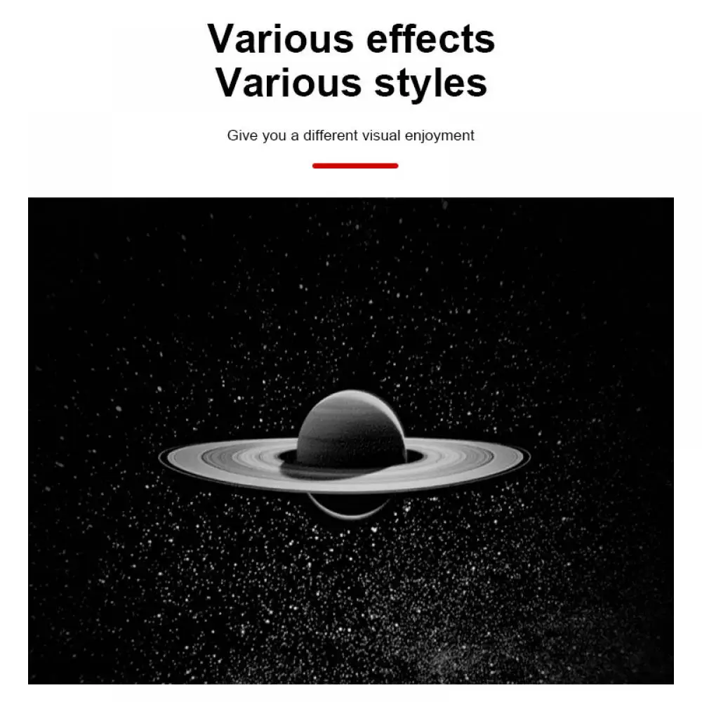 USB Car Atmosphere Projector Light Car Interior Ambient Light LED Starry Star Light Party Decor Romantic Saturn Galaxy Light