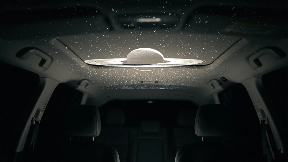 USB Car Atmosphere Projector Light Car Interior Ambient Light LED Starry Star Light Party Decor Romantic Saturn Galaxy Light