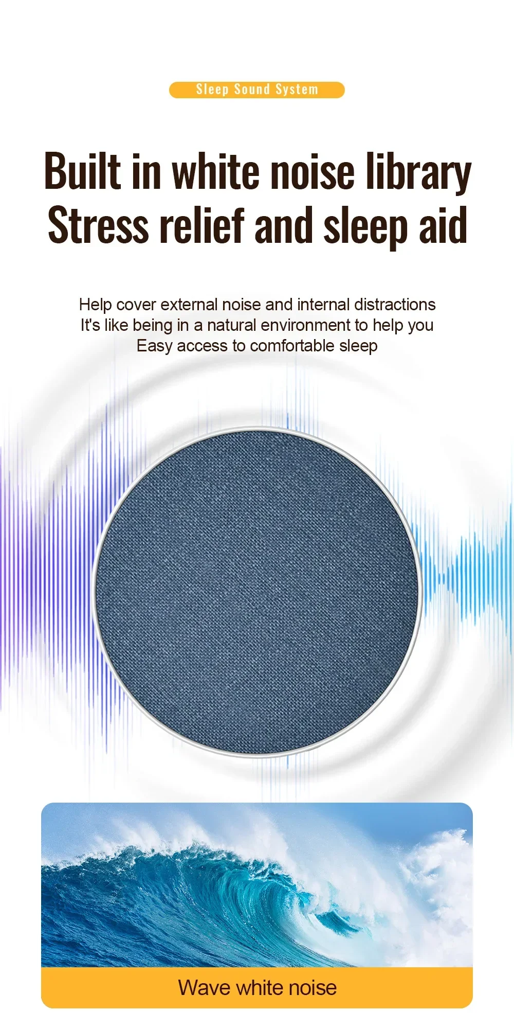 Pillow Side Sleep Aid Speaker Ultrasonic Sleep Aid High Dynamic Sound Quality Under Pillow Butterfly Bluetooth Speaker 2026 New