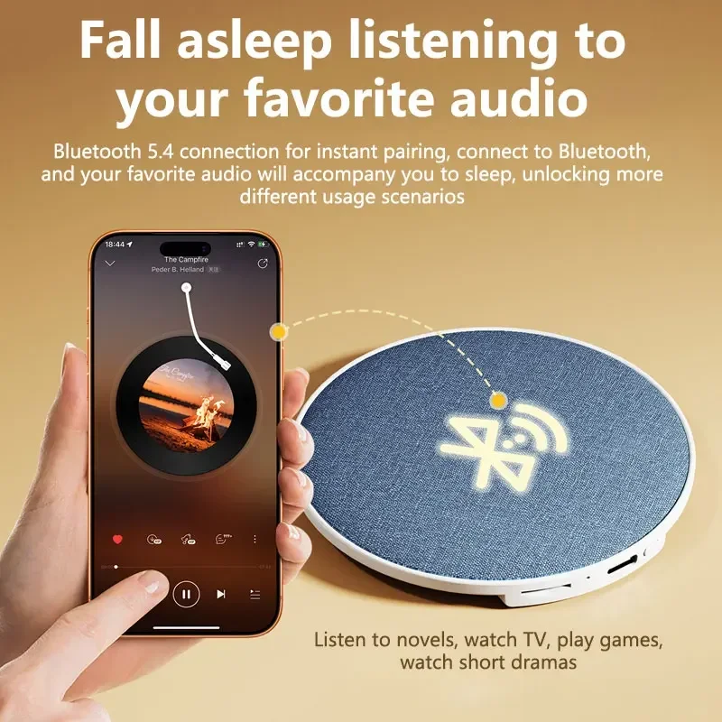 Pillow Side Sleep Aid Speaker Ultrasonic Sleep Aid High Dynamic Sound Quality Under Pillow Butterfly Bluetooth Speaker 2026 New