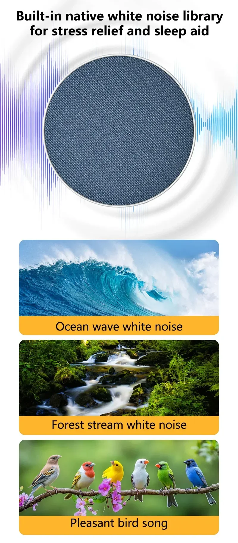 Pillow Side Sleep Aid Speaker Ultrasonic Sleep Aid High Dynamic Sound Quality Under Pillow Butterfly Bluetooth Speaker 2026 New