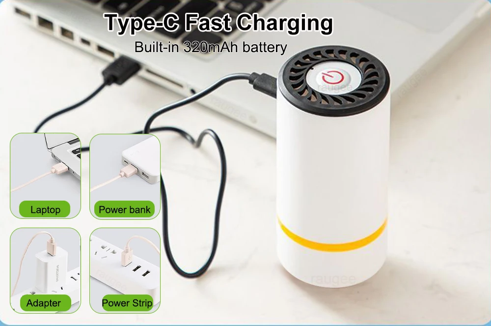 Air Vacuum Sealer Pump Handheld Food Sealing Pump USB Rechargeable Sealer Pump For Food Automatic Mini Sealer Pump Food Air Pump
