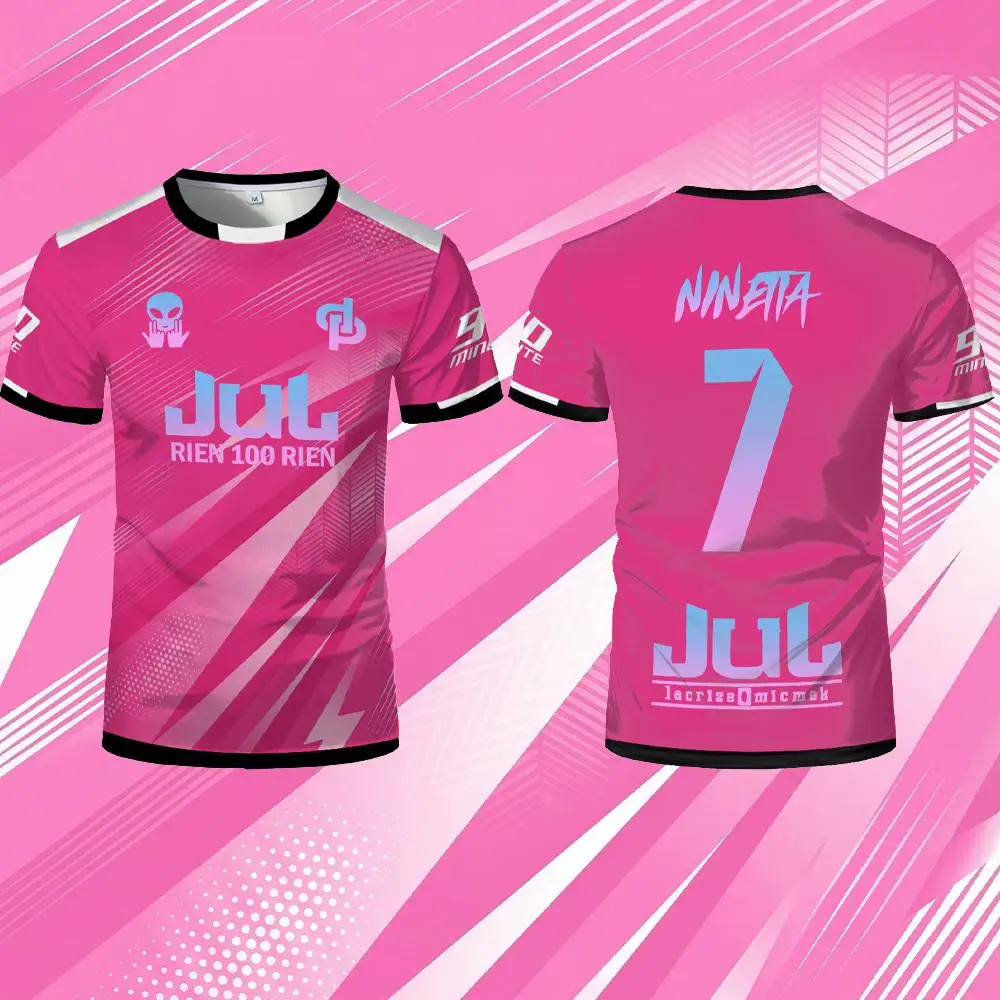 2026 New JUL Toto Ninetta Rien 100 Rien Jersey Summer Outdoor Breathable Soccer Training T-Shirt Men's And Women's Crew Neck Tee