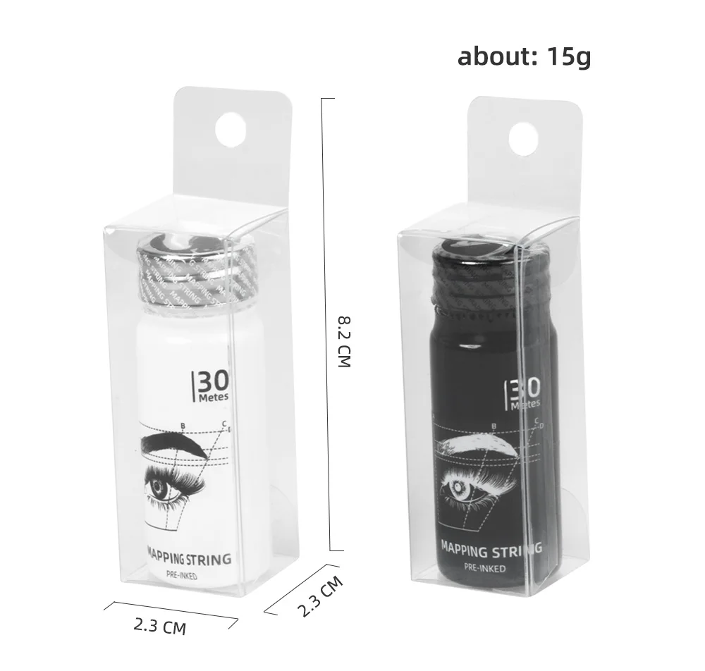 30M Microblading Mapping Pre-ink String Eyebow Makeup Dyeing Thread Semi-Permanent Positioning Line Eyebrow PMU Measuring Tools