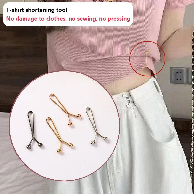 4/10PCS Jeans Skirts Detachable Buckle Accessories Adjustable Sleeve Clip For Pants Waist Tightening Sleeve Reduction Clip