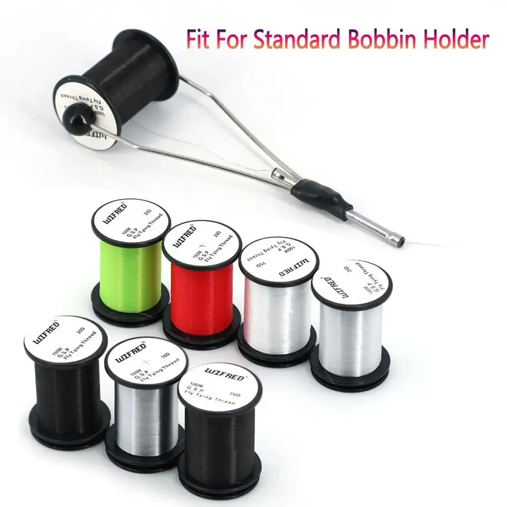 10D 20D 30D 50D 100D 75D 140D 200D GSP Fly Tying Polyethylene Floss Thread High Tensile Tying Line for Dry Wet Pike Streamer Fly