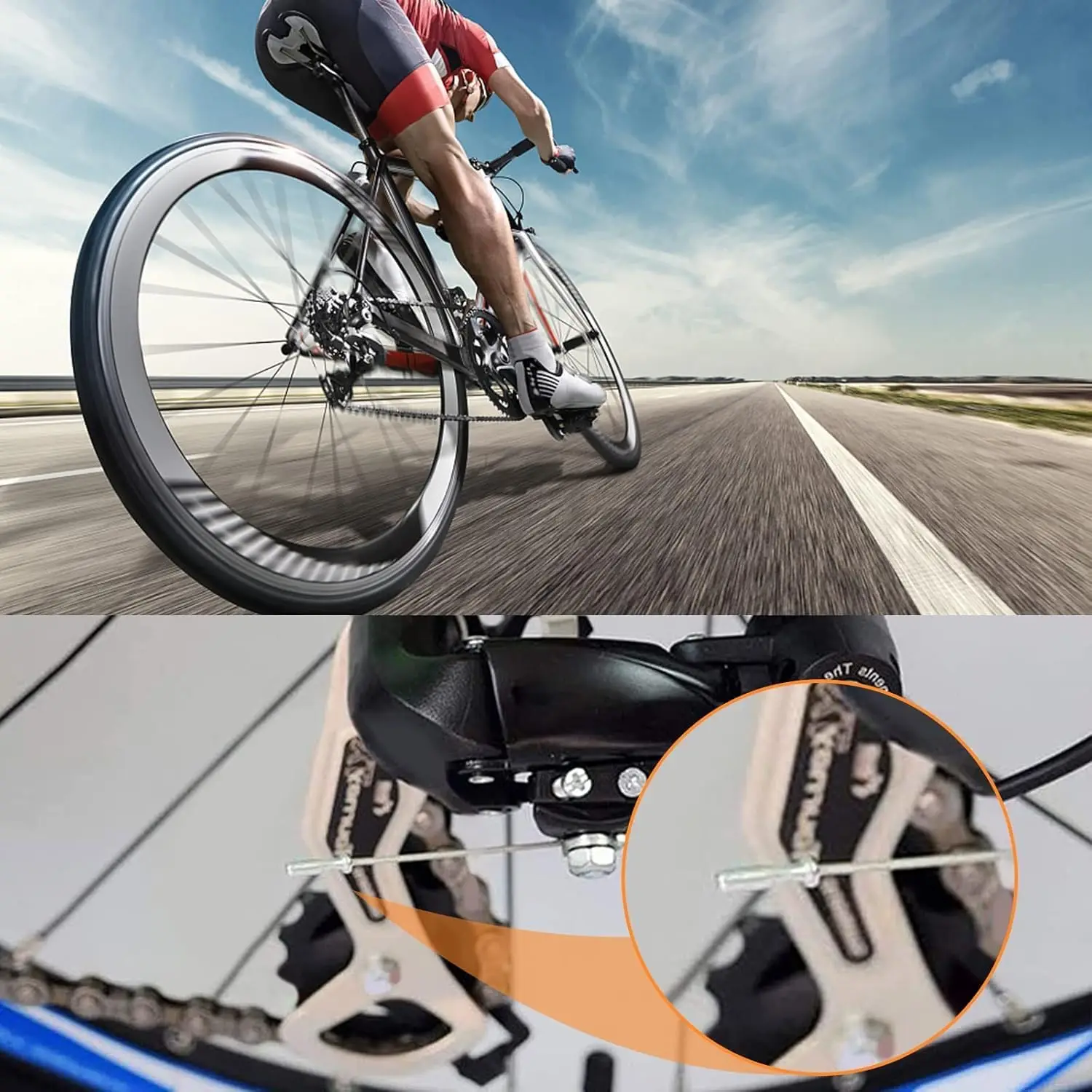 30-500pcs Bicycle Cable End Caps Aluminum Alloy Bike Brake Shifter Cable Tips Wire End Cap Multiple Colors Bike Line Core Caps