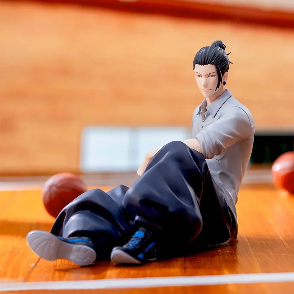 2Kinds Jujutsu Kaisen Anime Satoru Gojo & Geto Suguru Yumemirize Sitting Posture Action Figure Genuine Model Figurine Toy