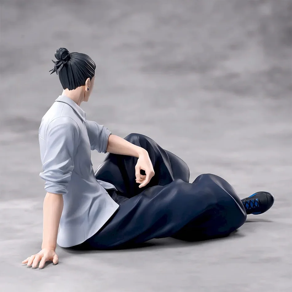 2Kinds Jujutsu Kaisen Anime Satoru Gojo & Geto Suguru Yumemirize Sitting Posture Action Figure Genuine Model Figurine Toy
