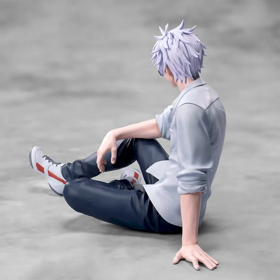 2Kinds Jujutsu Kaisen Anime Satoru Gojo & Geto Suguru Yumemirize Sitting Posture Action Figure Genuine Model Figurine Toy