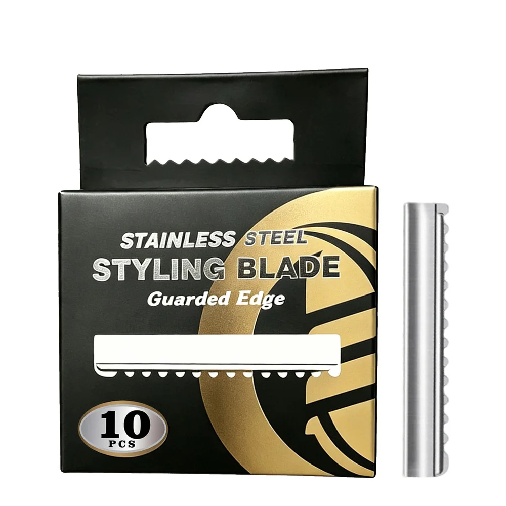 15/100pcs Box Professional Stainless Steel Razor Blade Manual Shaver Double And Single-Sided Blade Men Shaving Replacement Blade
