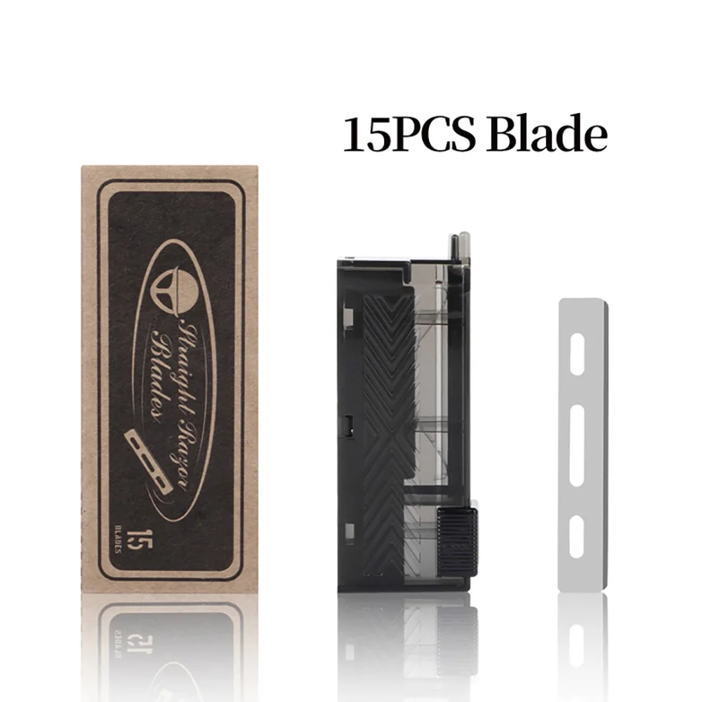 15/100pcs Box Professional Stainless Steel Razor Blade Manual Shaver Double And Single-Sided Blade Men Shaving Replacement Blade
