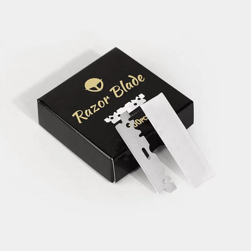 15/100pcs Box Professional Stainless Steel Razor Blade Manual Shaver Double And Single-Sided Blade Men Shaving Replacement Blade