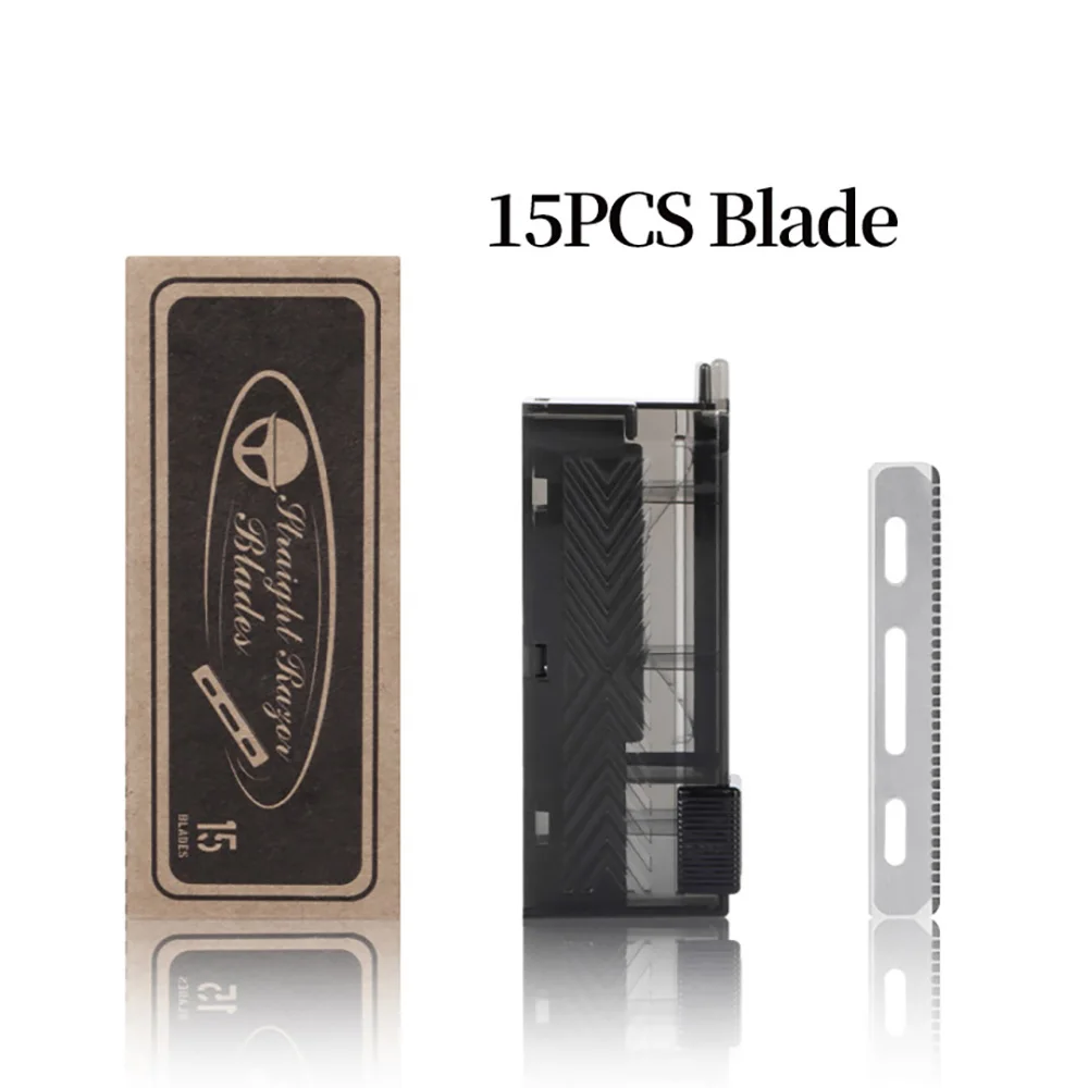 15/100pcs Box Professional Stainless Steel Razor Blade Manual Shaver Double And Single-Sided Blade Men Shaving Replacement Blade