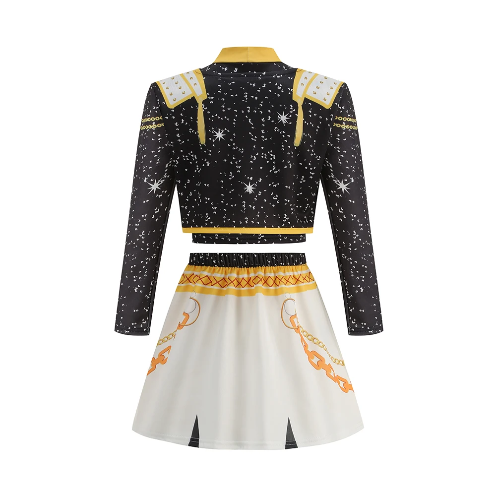 2026 Girl Cosplay Pop Singer Fashion Spring Summer Clothes Stage Performance Dress Up Uniform Children Show Party Costumes