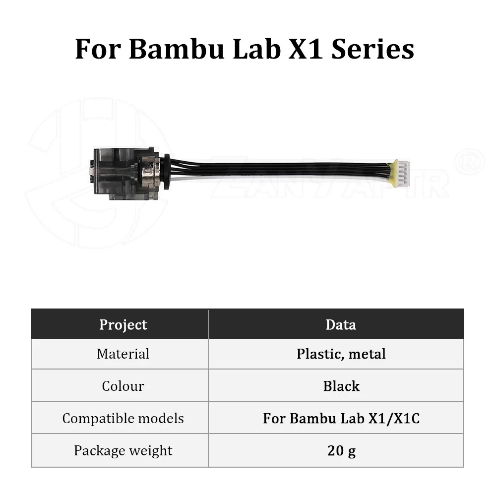 For Bambu Lab X1 X1C P1P P1S A1 A1mini Extruder Filament Sensor Replacement Parts for 3D Printer Accessories