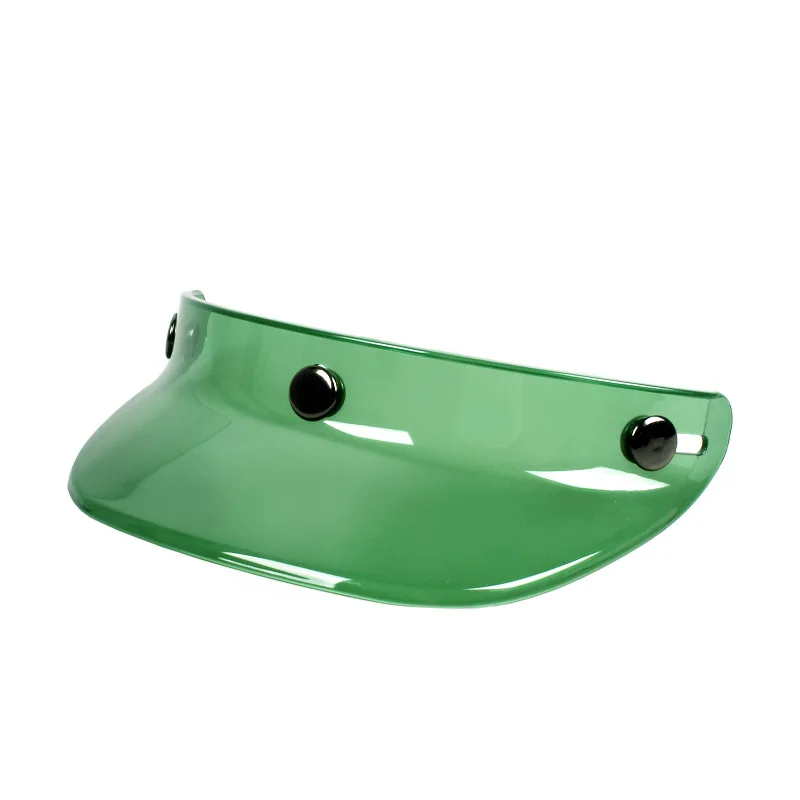 3 Snap-Button Visor Jet Helmet Visor Brim for Small Motorcycle Scooter Helmet Accessory Universal Fit