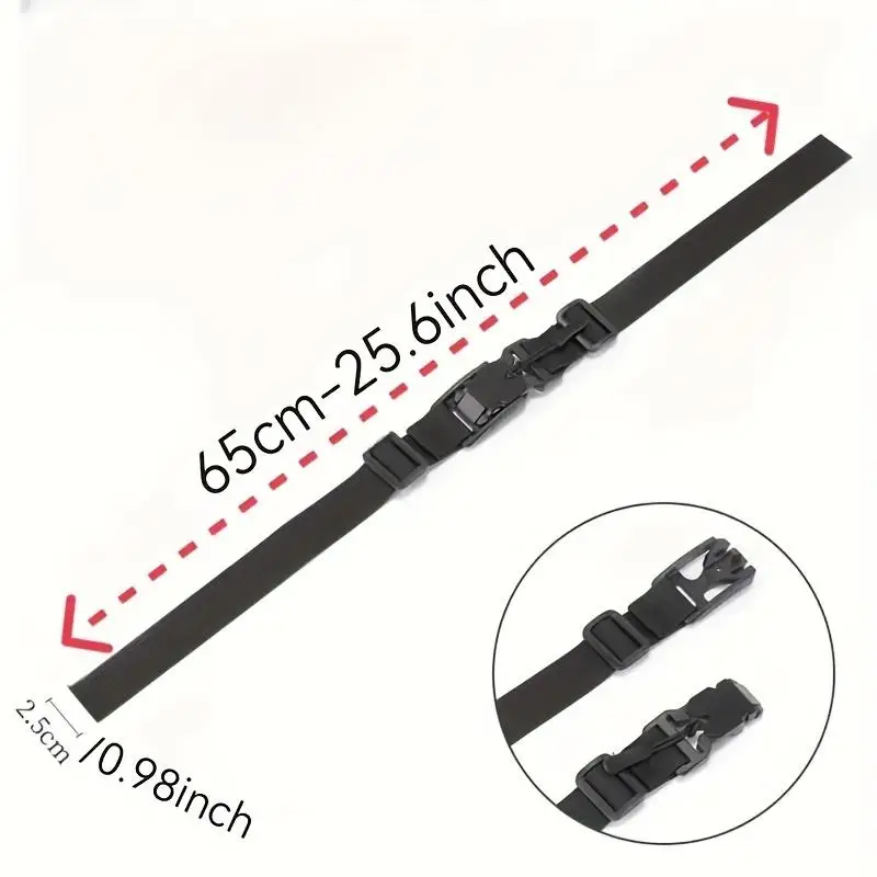 Backpack Magnetic Chest Pack StrapEasy Detachable Strap Adjustable Shoulder Strap Outdoor Camping Tactical Bag Strap Accessories
