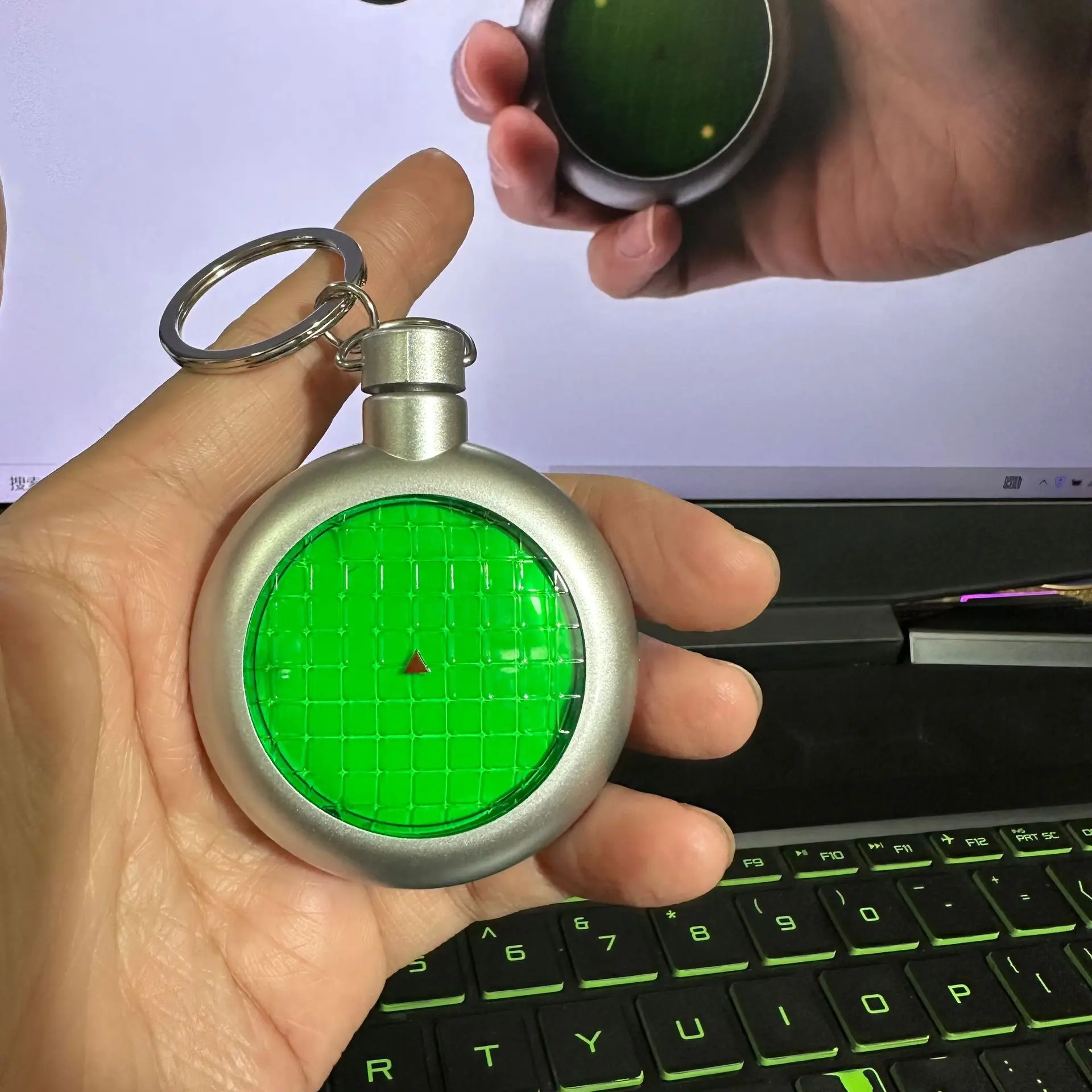 Dragon Ball Radar Keychain Rechargeable With Sound And Light Feature Backpack Ornament Collectible Keychain Gift For Fans